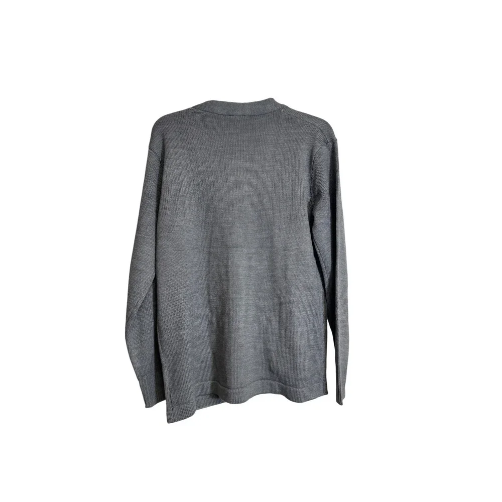 Elderado Gray‎ V-Neck Cardigan Womens Size Medium with Pockets